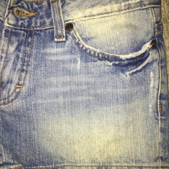 BKE Rare Style Distressed Denim Shorts - Picture 7 of 11